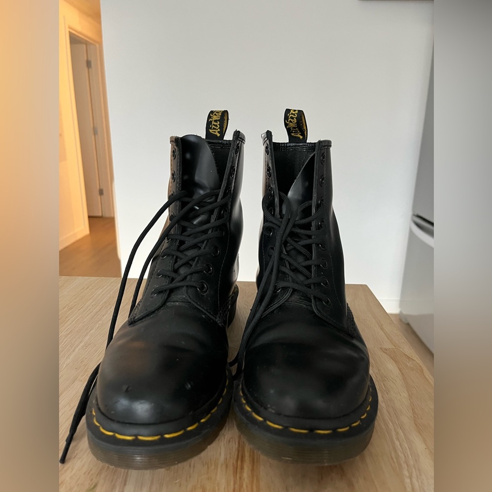 Doc Marten Womens Lace Up Leather Boots